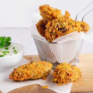 alitas de pollo rebozadas
