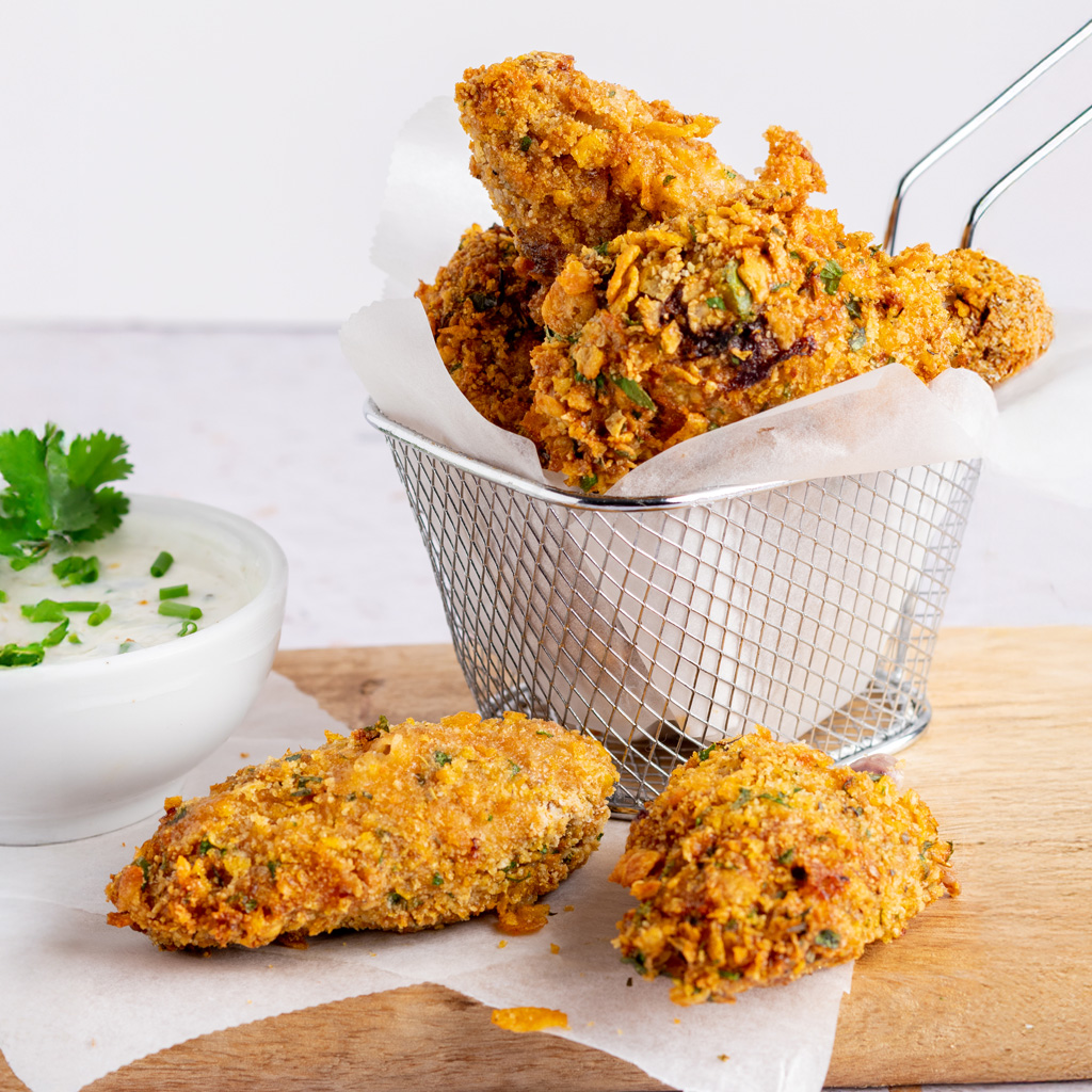 alitas de pollo rebozadas