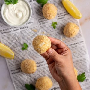 Receta de boliyucas rellenas de queso